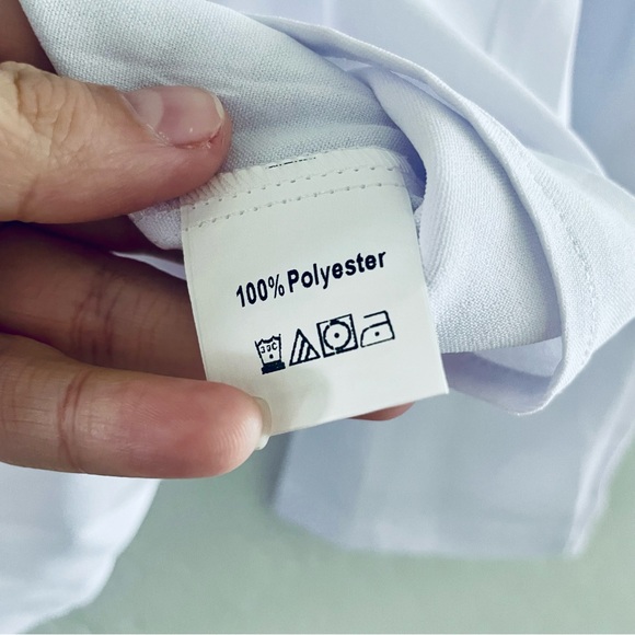 Funlingo Women’s Semi-Sheer Blouse Size Medium - Picture 8 of 8